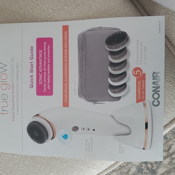 True Glow Facial Cleansing System - White and Gray NIB - Picture 4 of 5